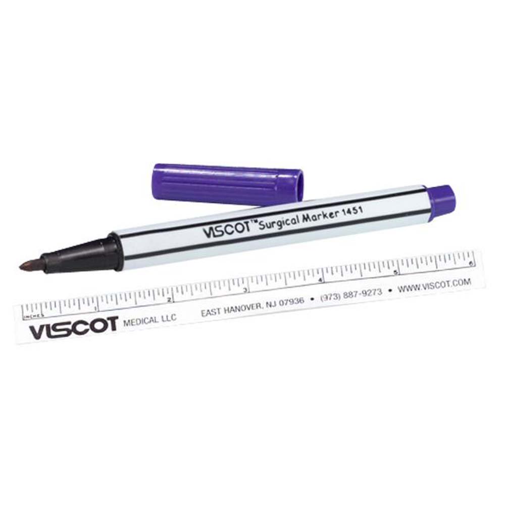 Viscot (STERILE) VALUE Surgical Skin Marker with Ultrafine Tip & Ruler